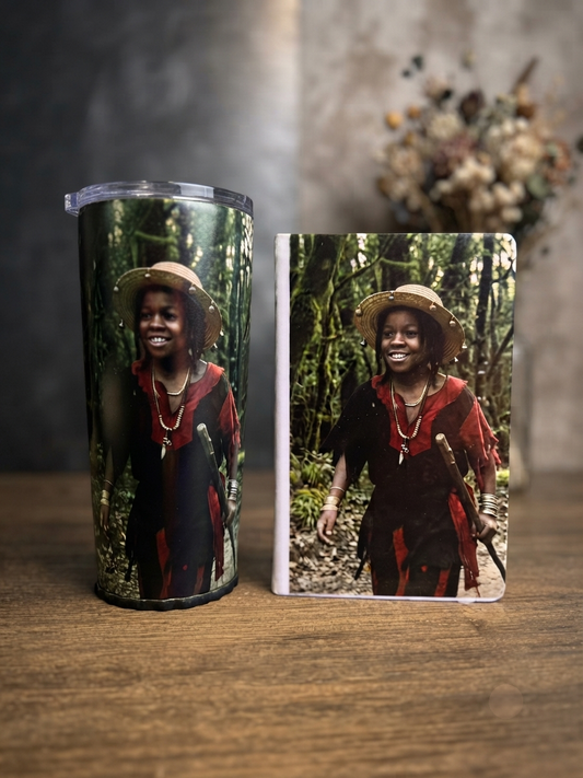 UV Printed Matching Journal and Tumbler