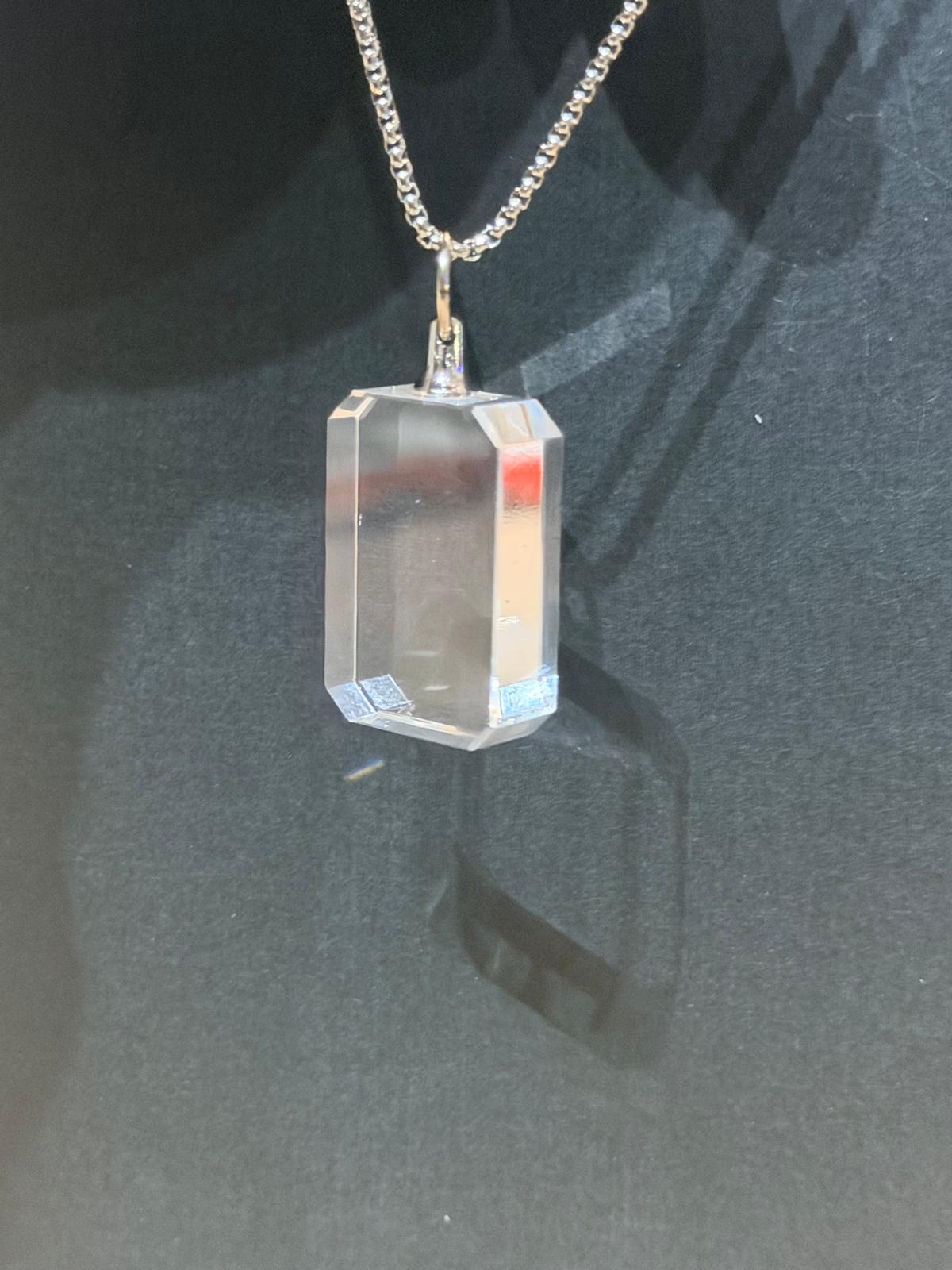 Personalized 3d Crystal Pendant