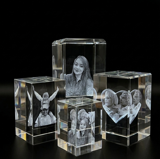 Personalized 3d Rectangle Crystals