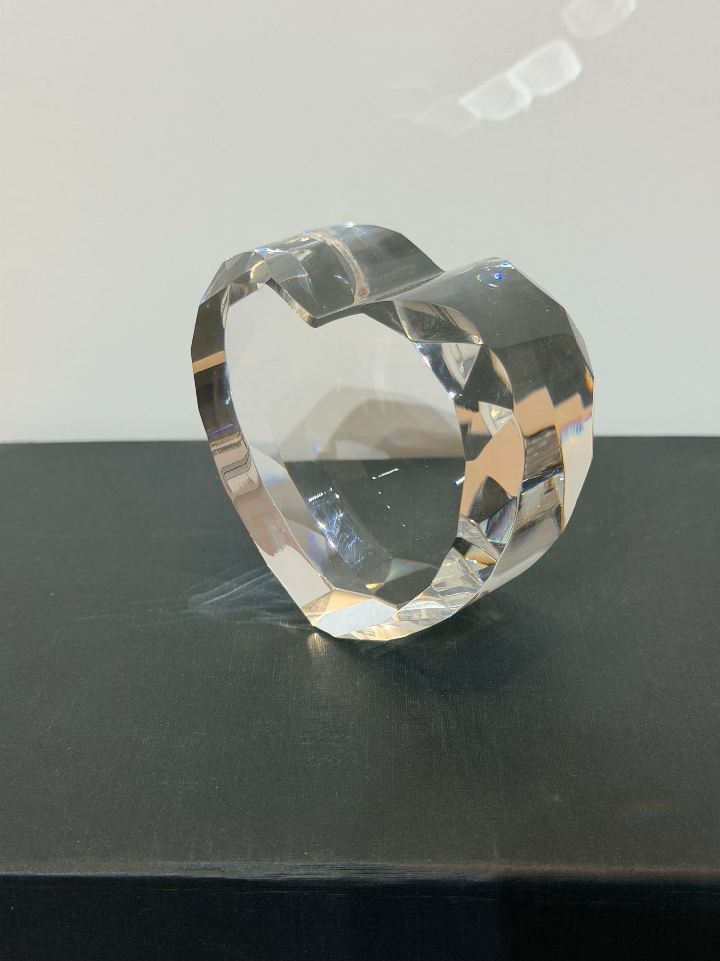 Personalized 3D Glass Heart Crystal