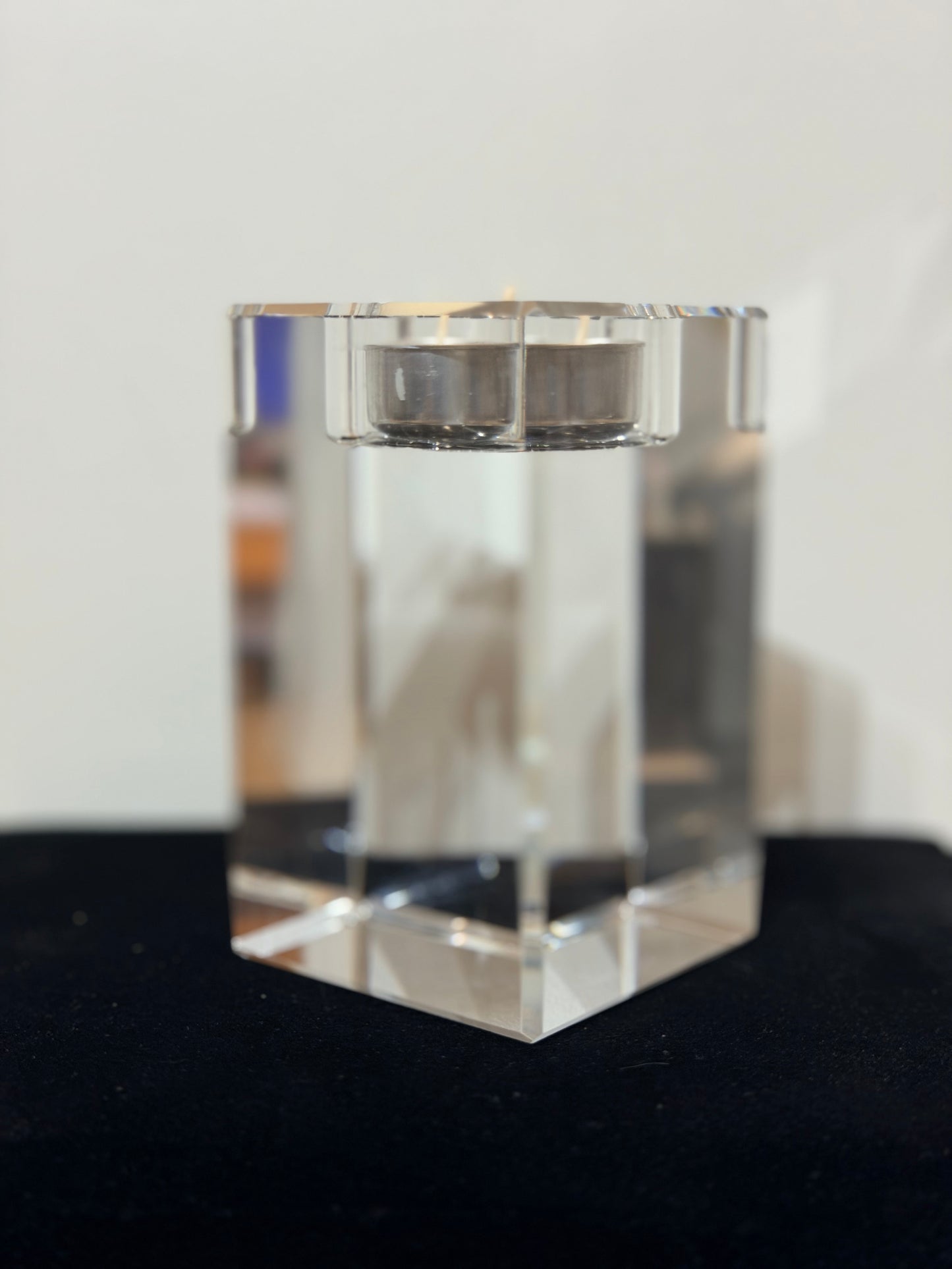 Personalized 3D Candle Holder Crystal