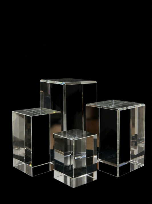 Clear Rectangular Crystal Rectangle Crystal – irecustomprints