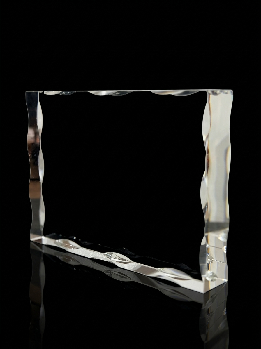 Personalized 3d Notched Crystal