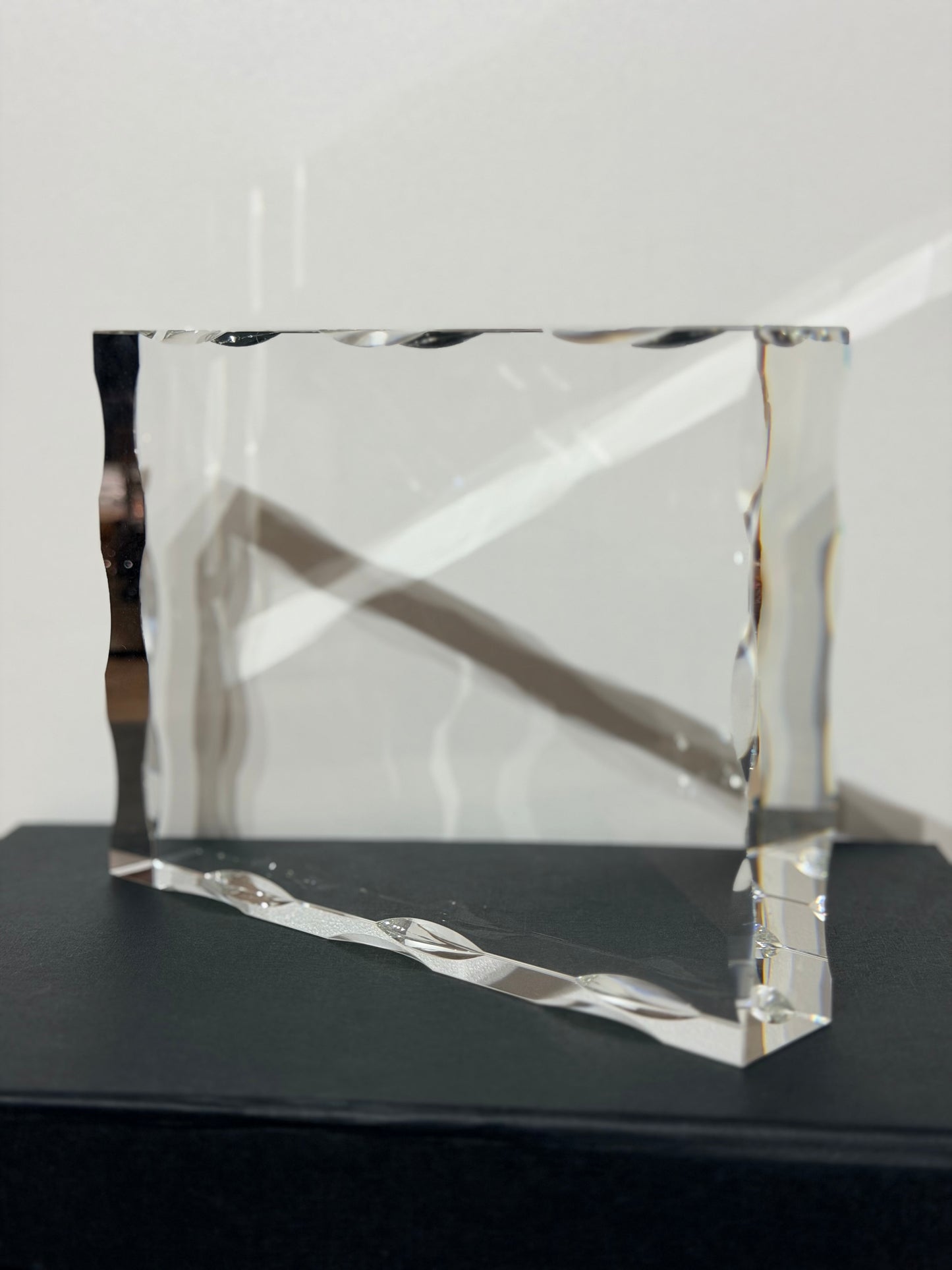 Personalized 3d Notched Crystal