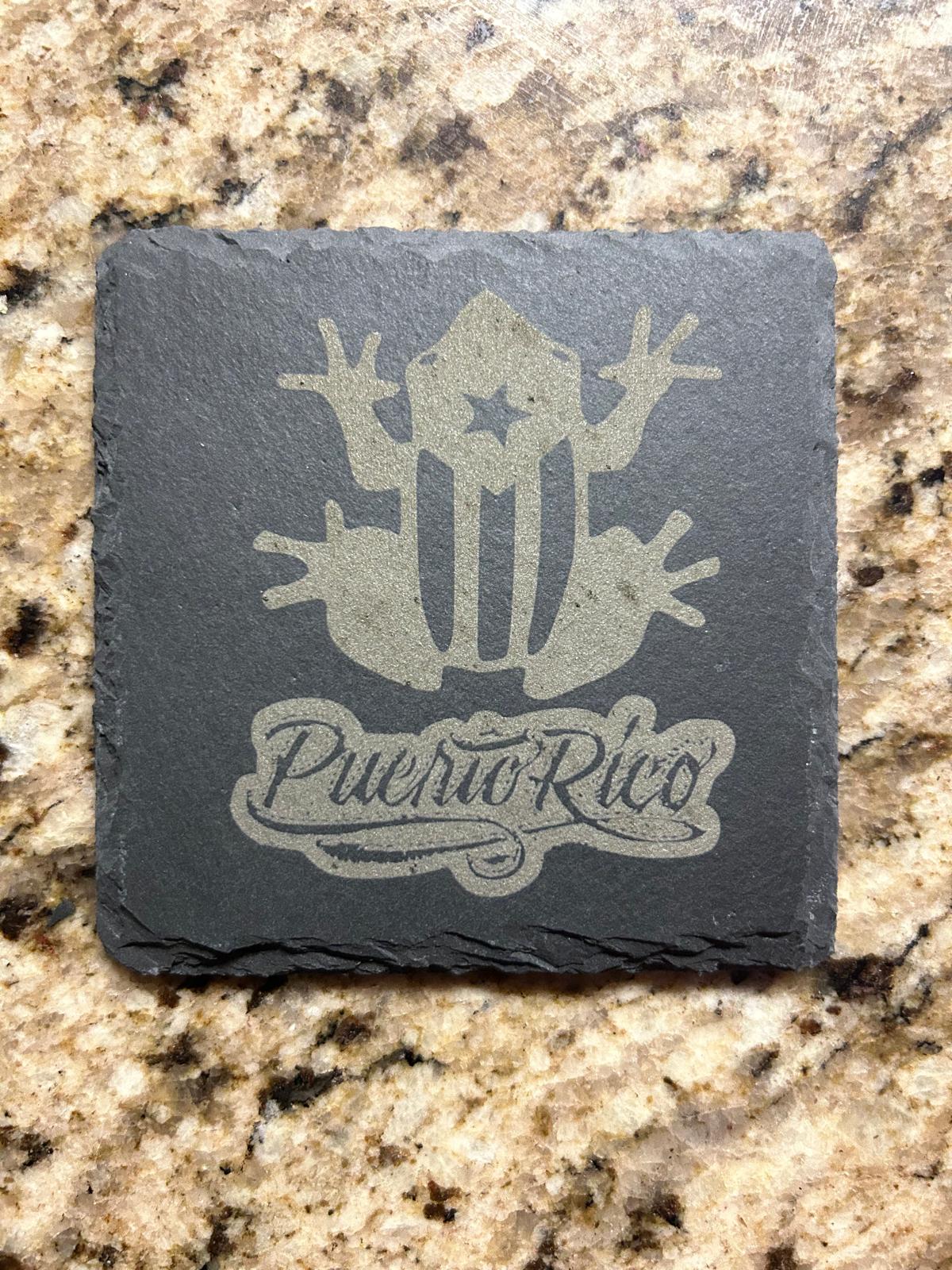 Laser Engraved Coasters set of 4
