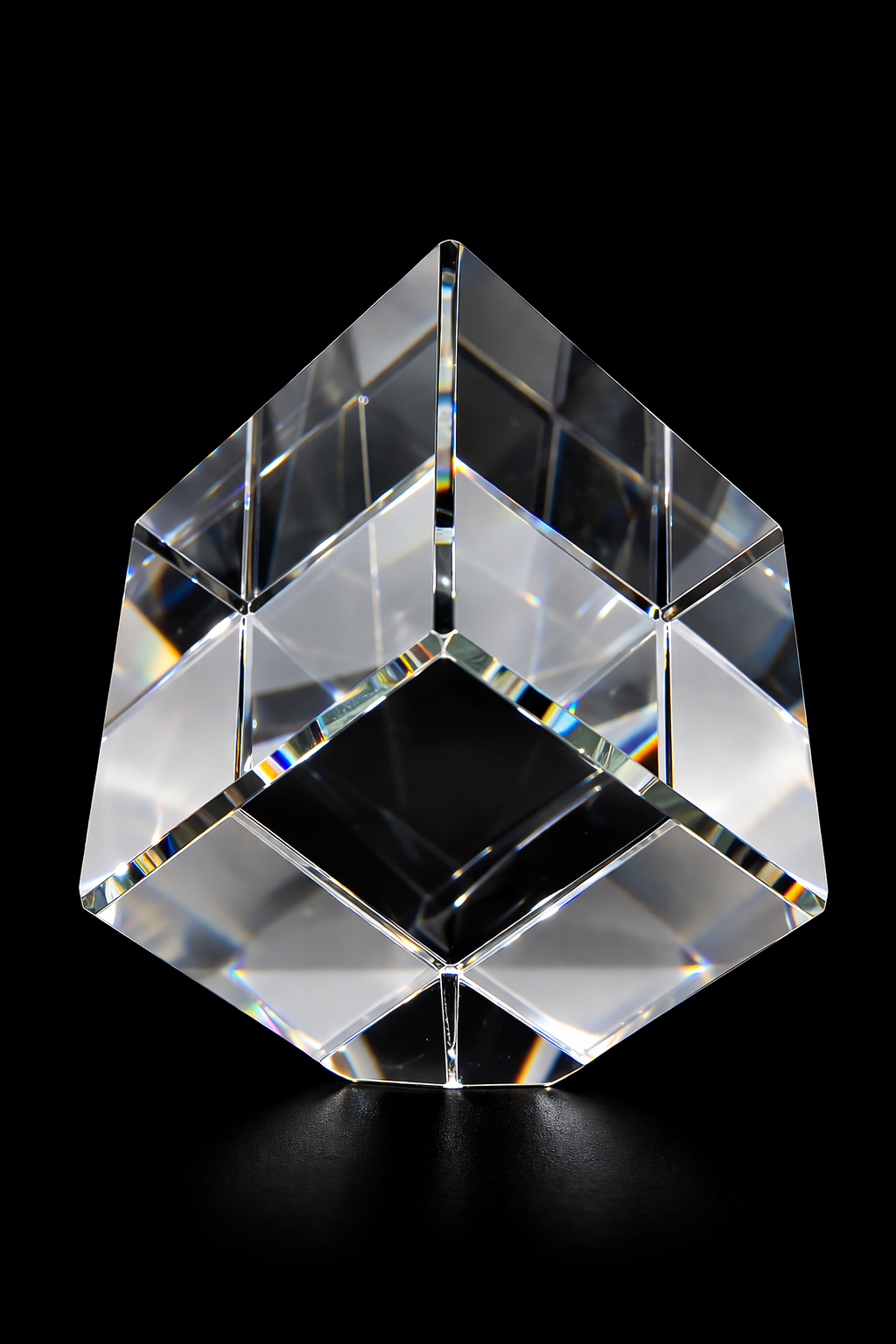 Personalized Medium 3D Diamond Crystal