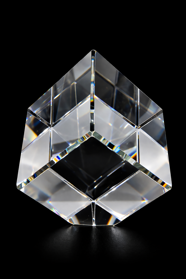 Personalized Medium 3D Diamond Crystal