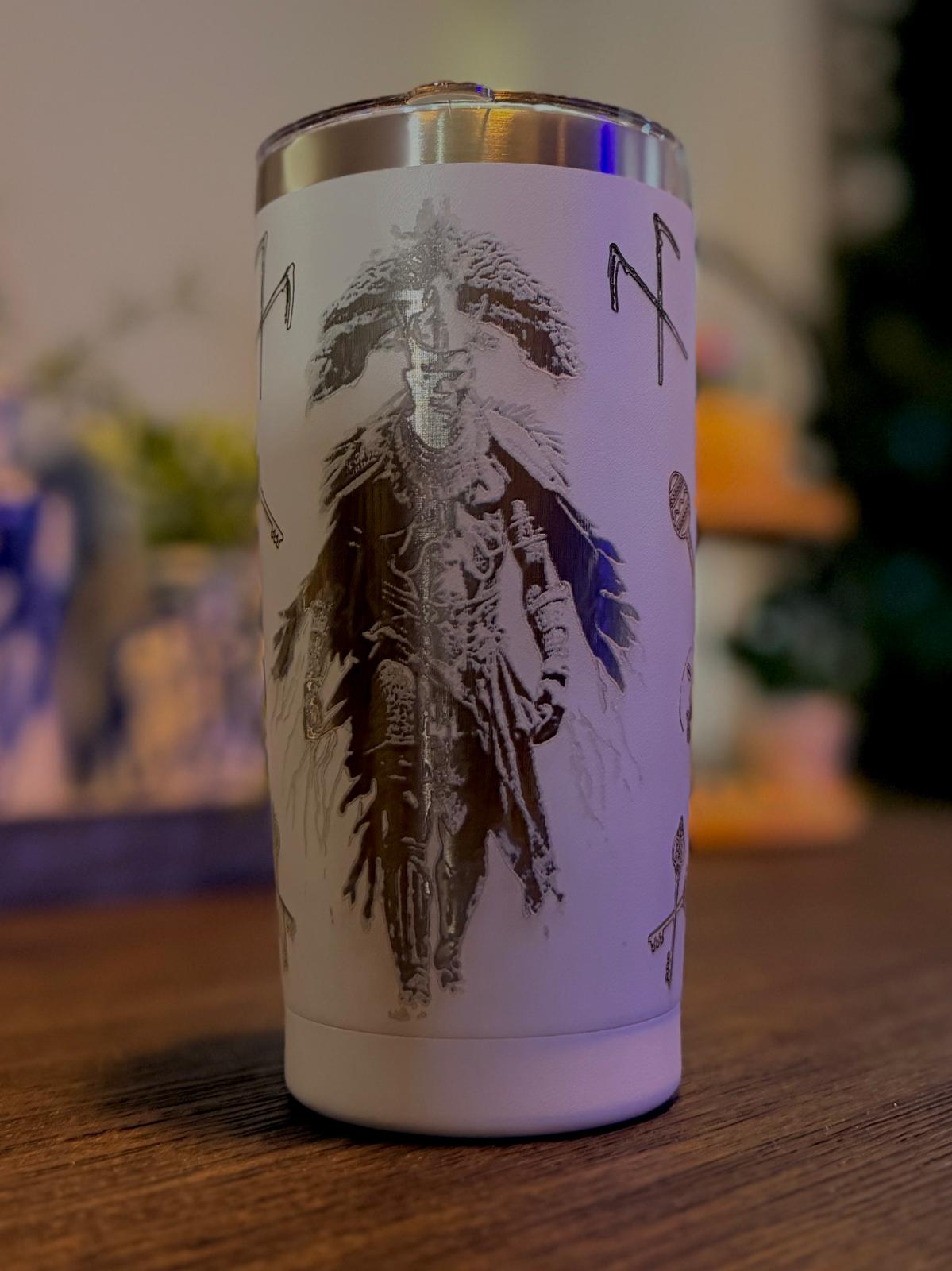 Laser Engraved matching Tumbler and Journal