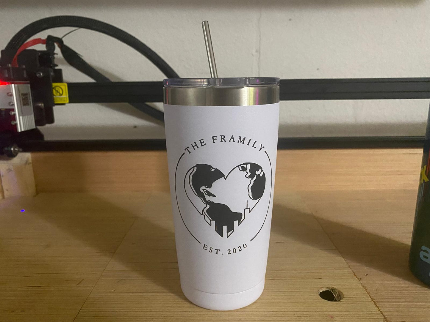 Laser Engraved matching Tumbler and Journal