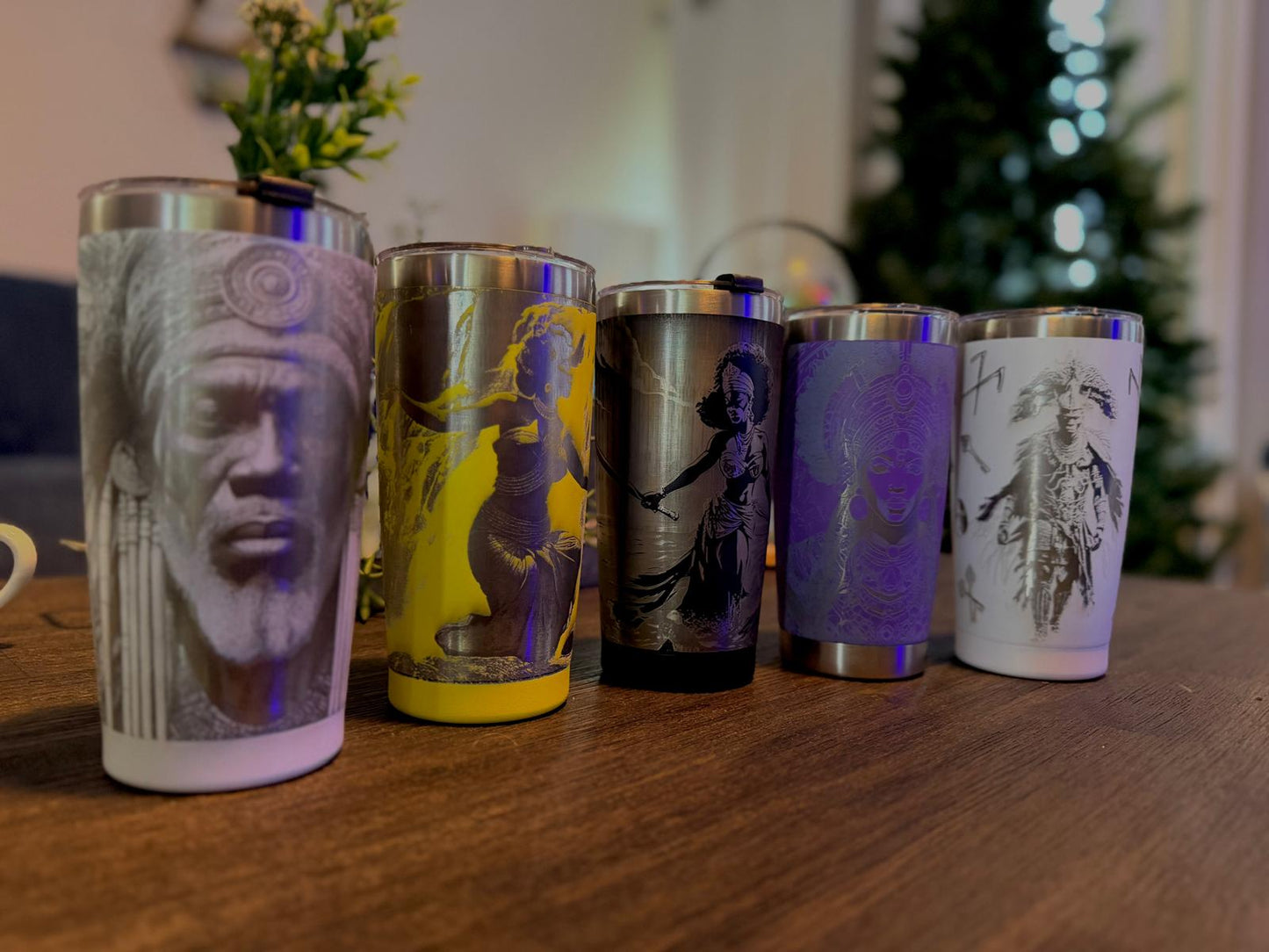 Laser Engraved matching Tumbler and Journal