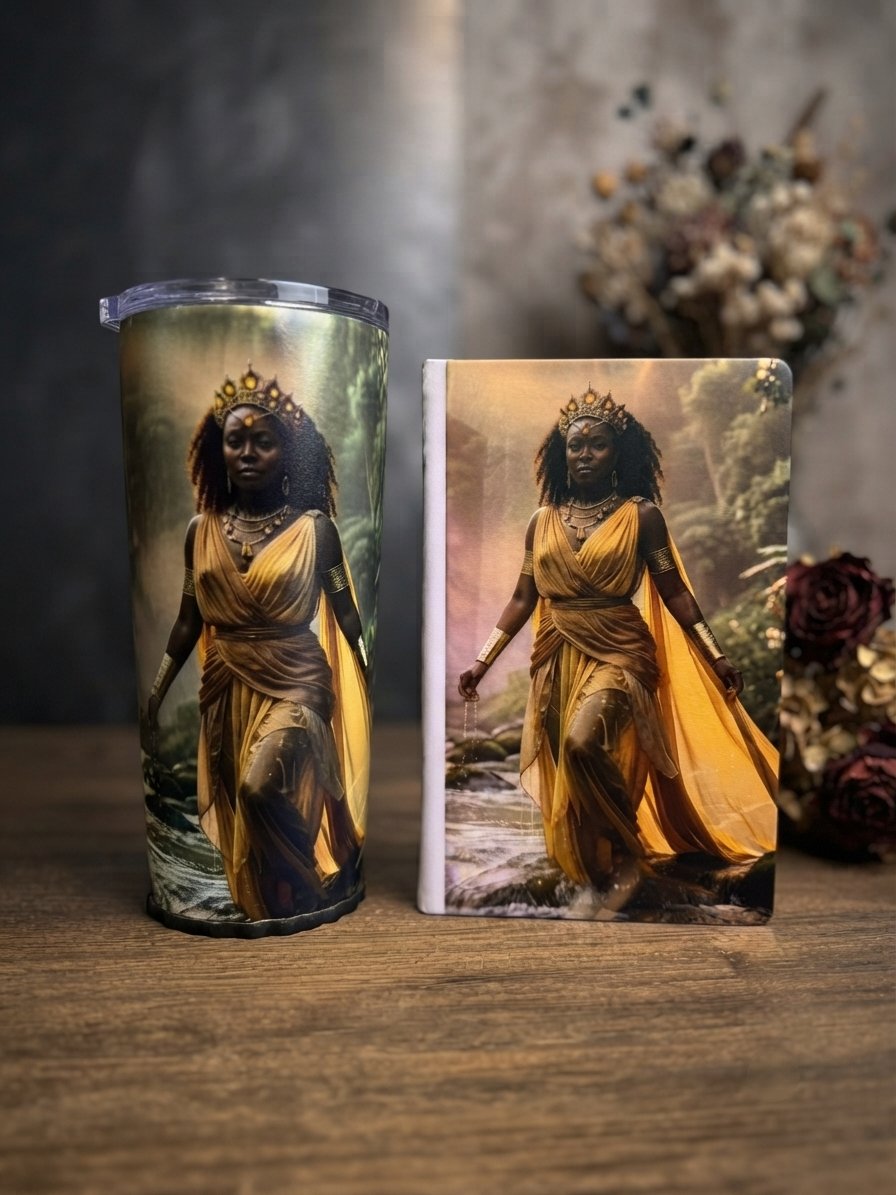 UV Printed Matching Journal and Tumbler