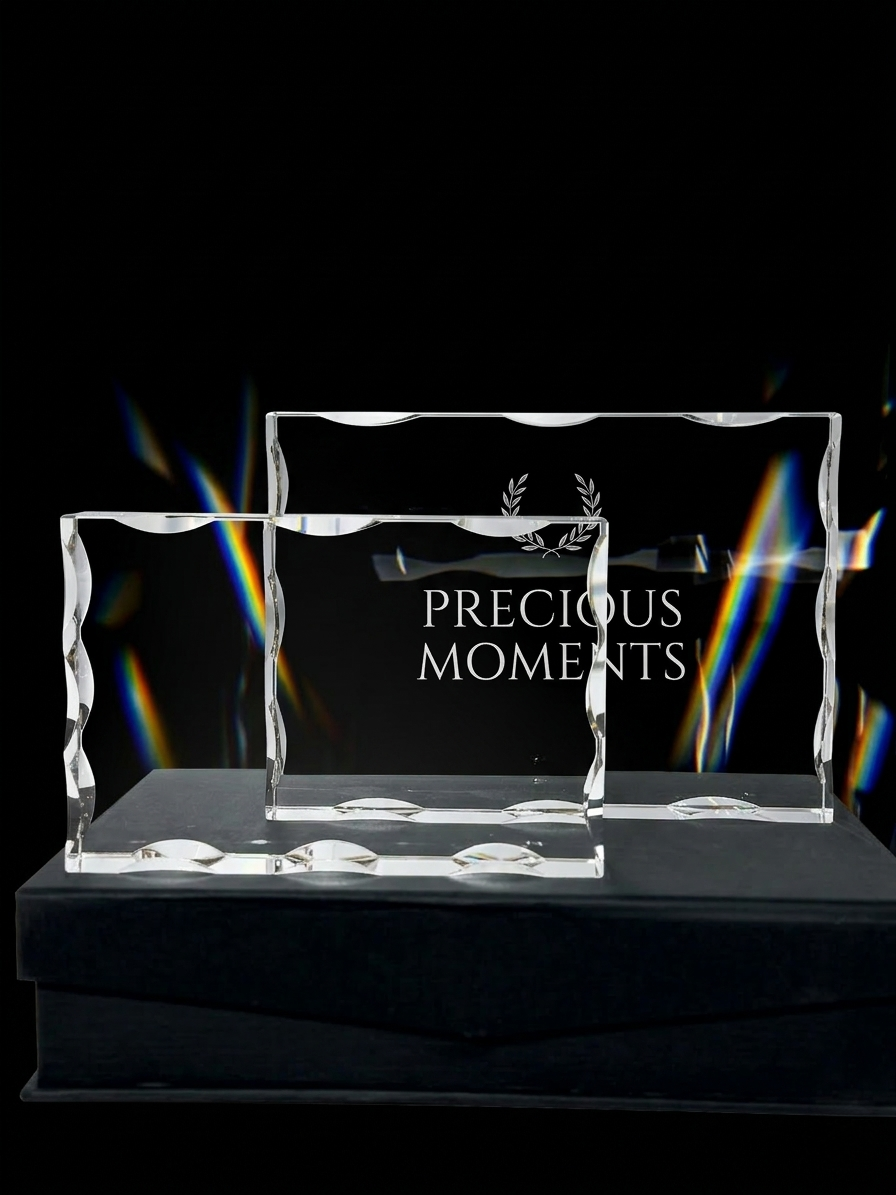 Personalized 3d Notched Crystal