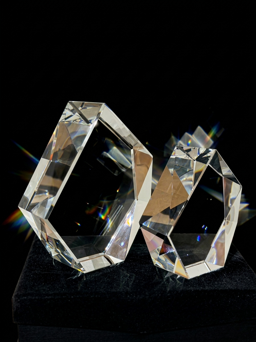 Personalized Prestige Cut 3D Crystal
