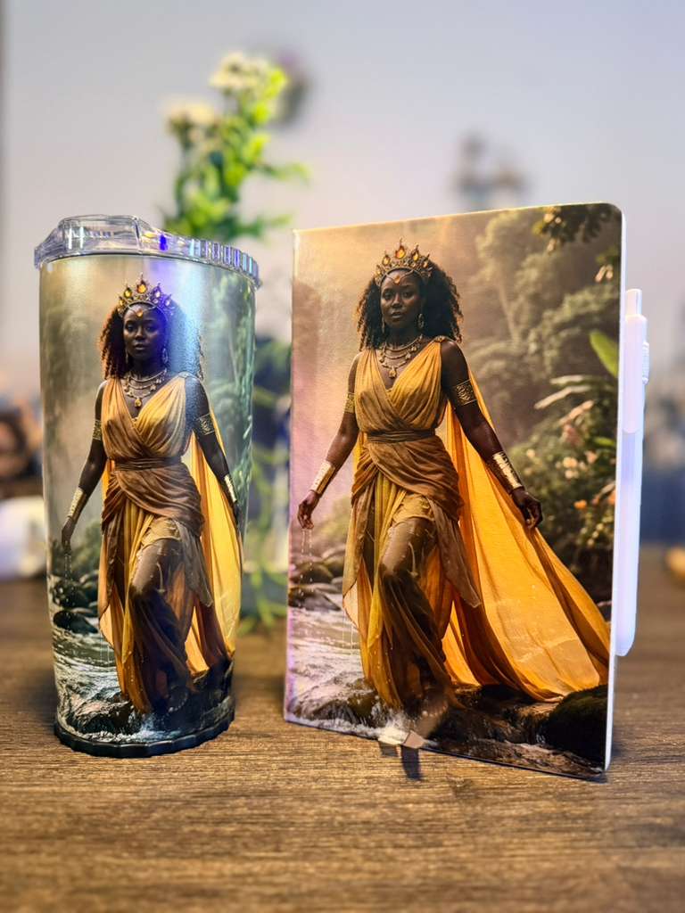 UV Printed Matching Journal and Tumbler
