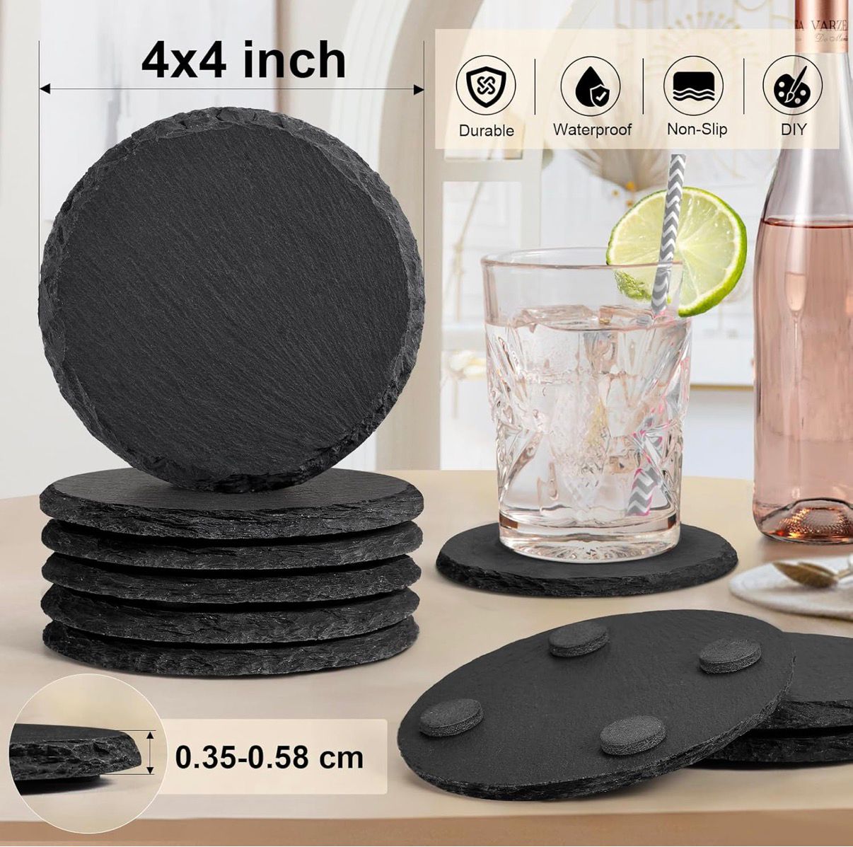 UV Printed Coasters set of 4