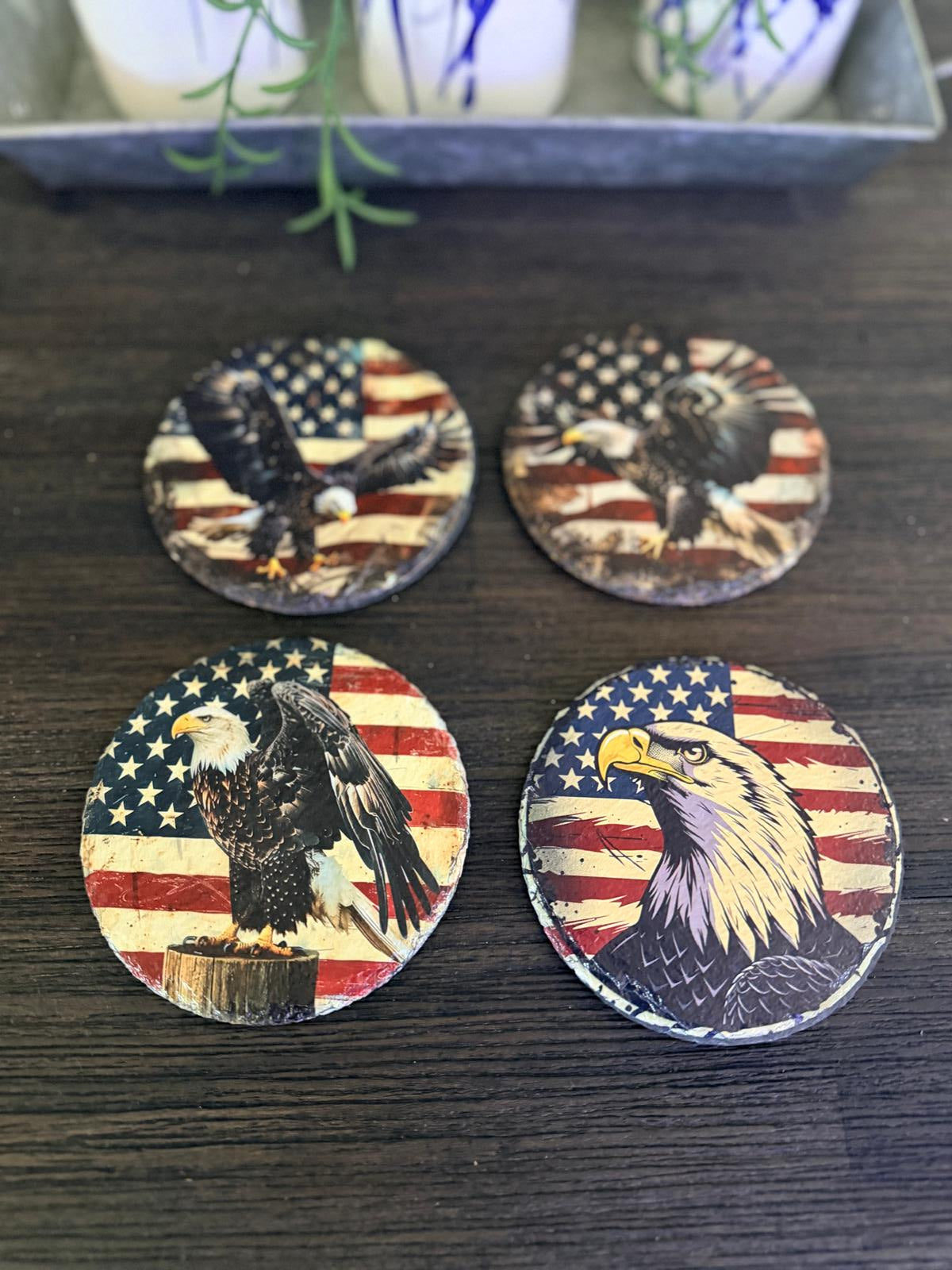 UV Printed Coasters set of 4