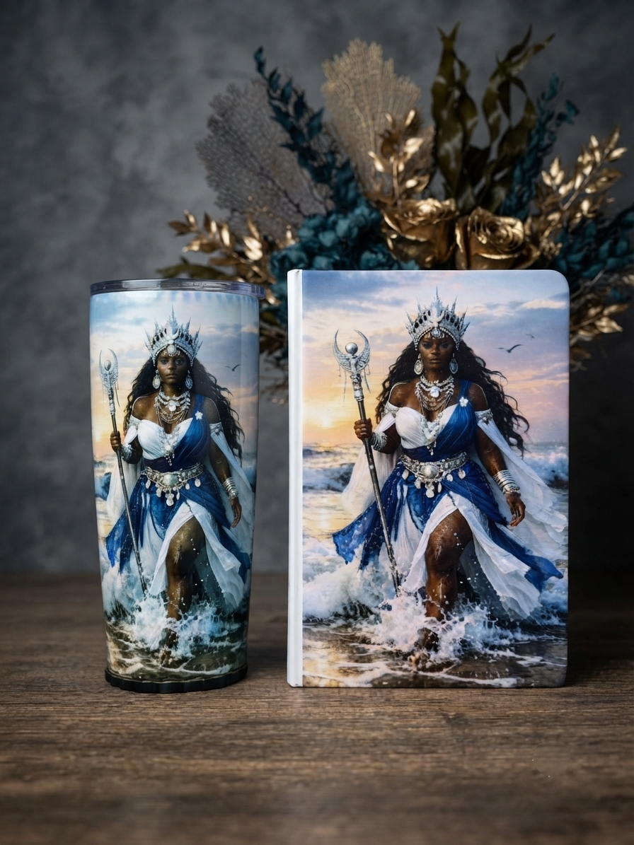 UV Printed Matching Journal and Tumbler
