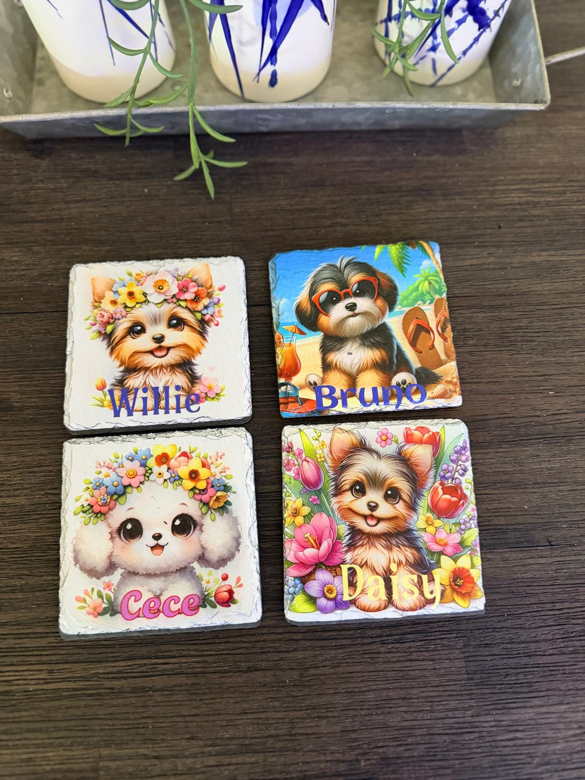UV Printed Coasters set of 4