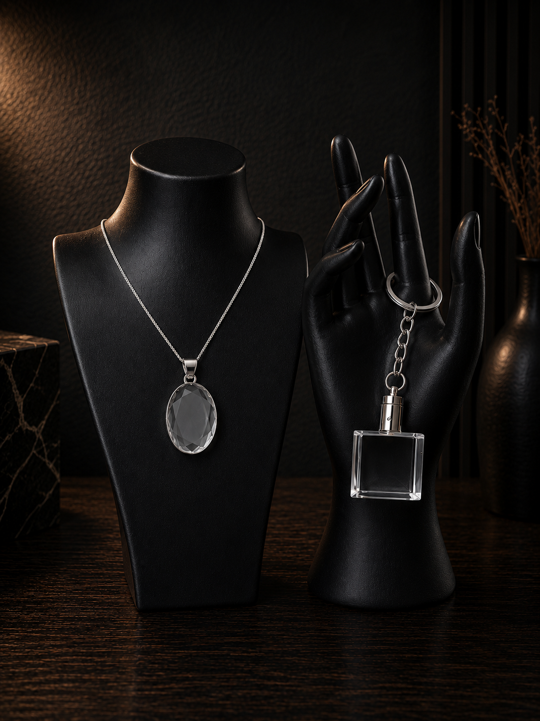 Premium Keychain Pendant Set