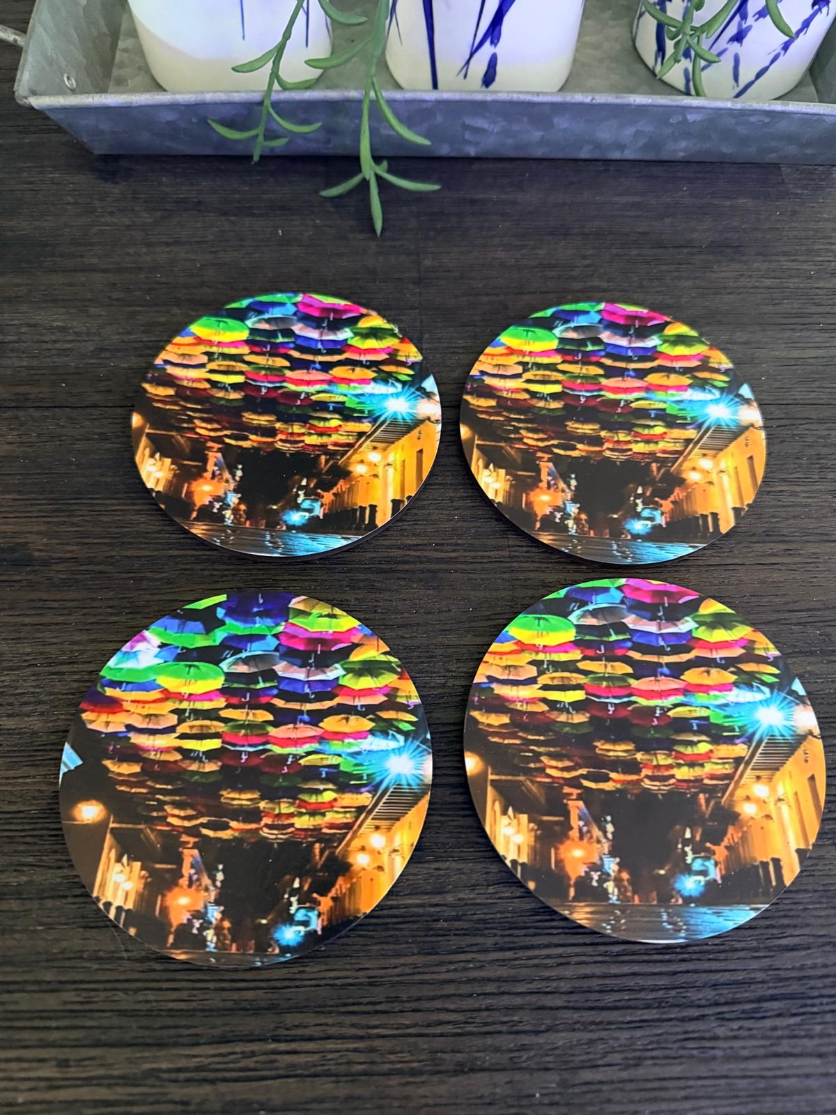 UV Printed Coasters set of 4